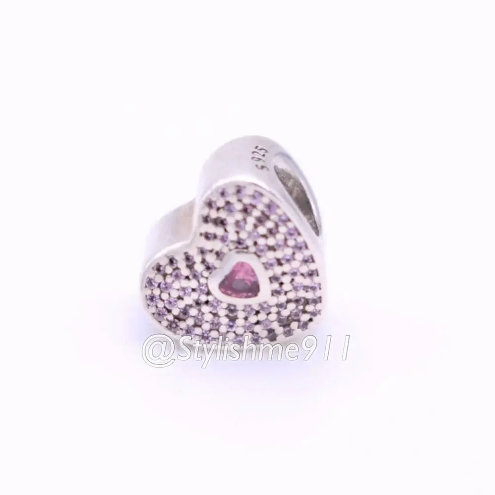 Authentic PANDORA Sweetheart Charm - 791555CZS
